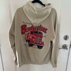 Budweiser hoodie. Size large.